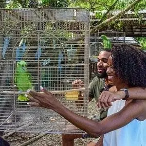 KB Opulence guests visiting a bird sanctuary