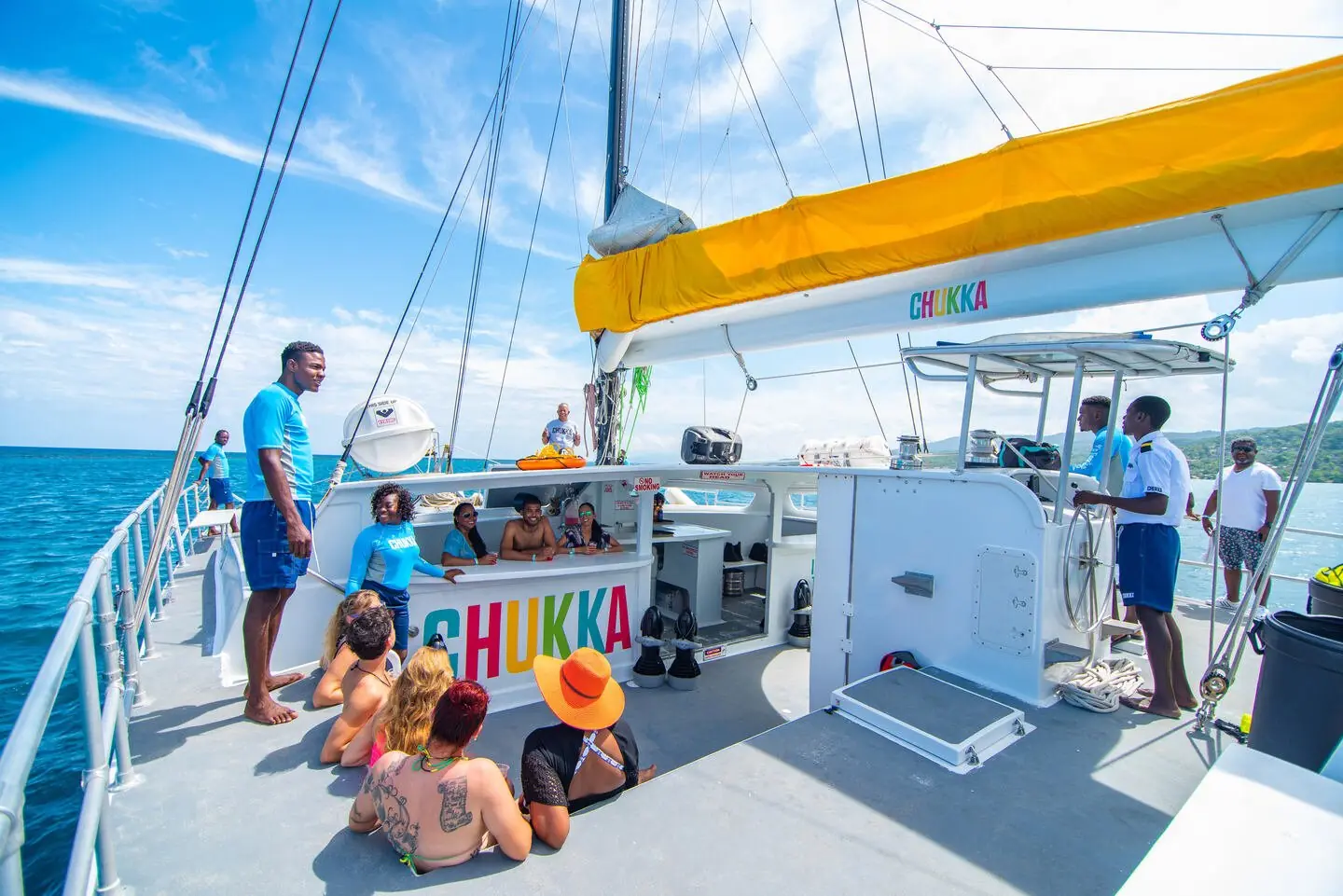 Catamaran excursion in Jamaica