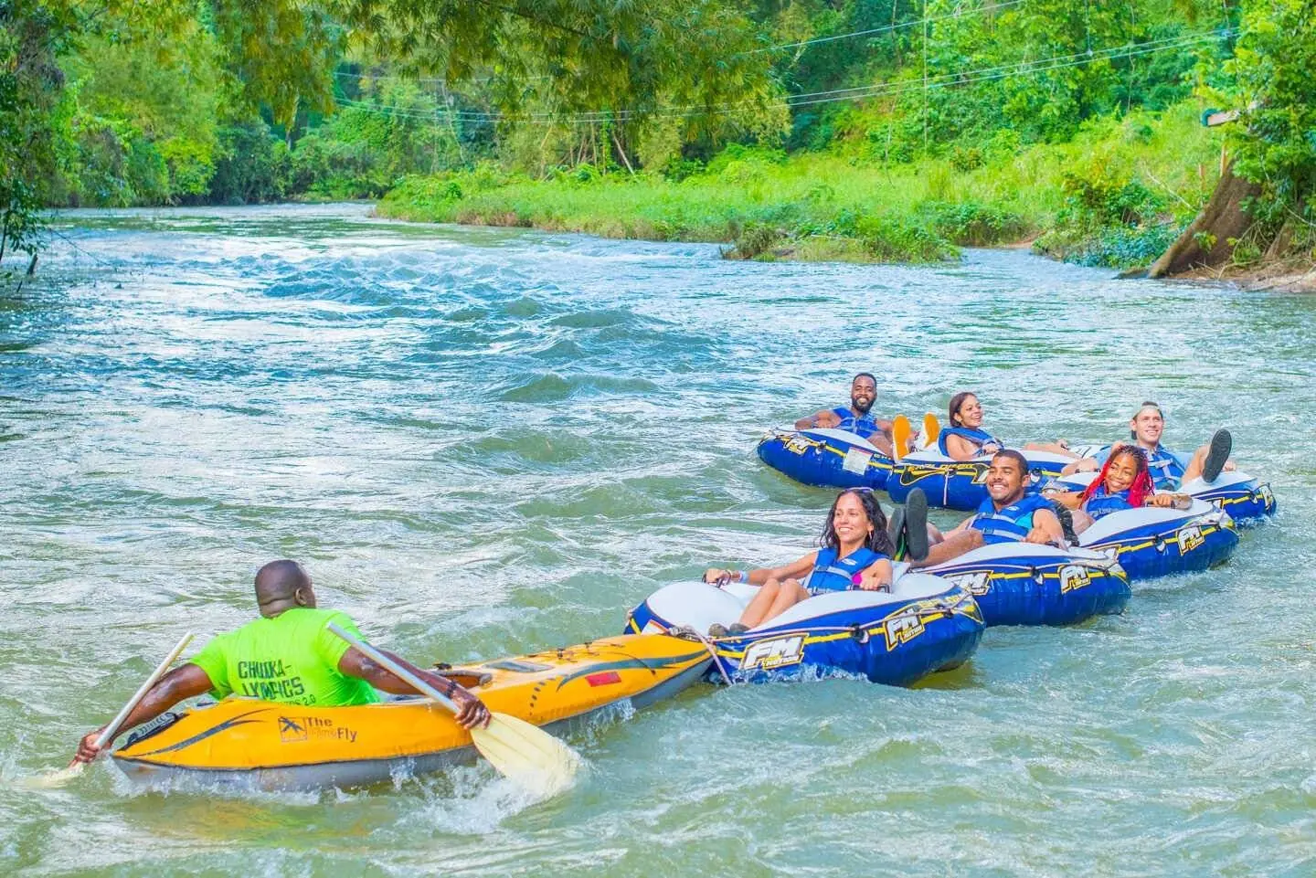 River rafting excursion in Jamaica