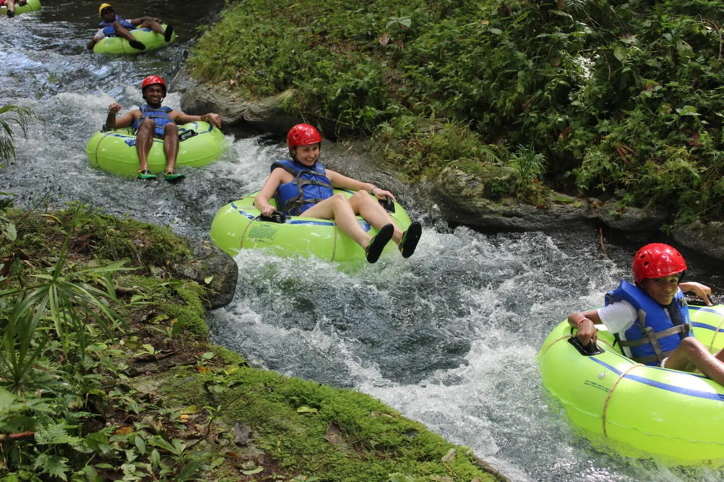 River tubing excursion in Jamaica